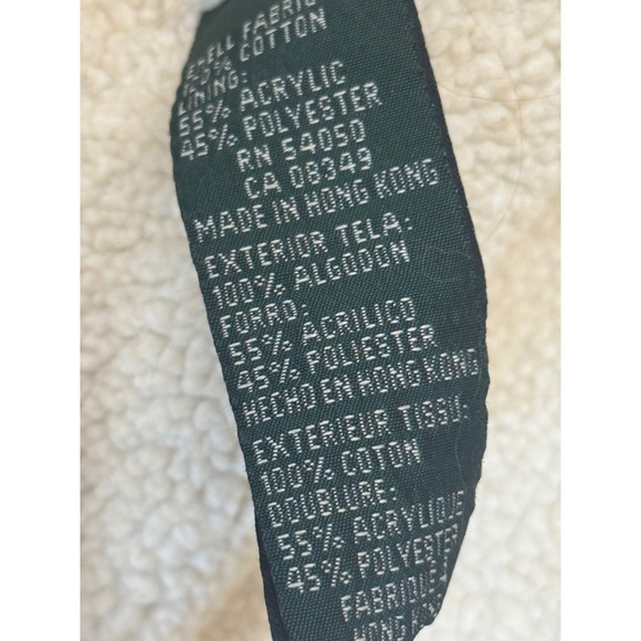 Lauren Jeans Co Ralph Lauren Sherpa Lined Sedona Denim Vest Womens M Blue - Picture 8 of 9